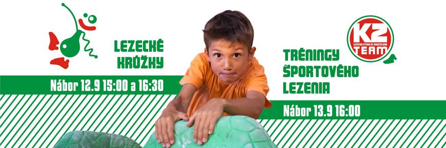 Lezecké tréningy a krúžky - September 2016