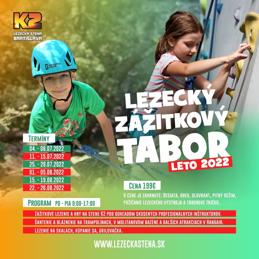 Denný lezecký zážitkový tábor